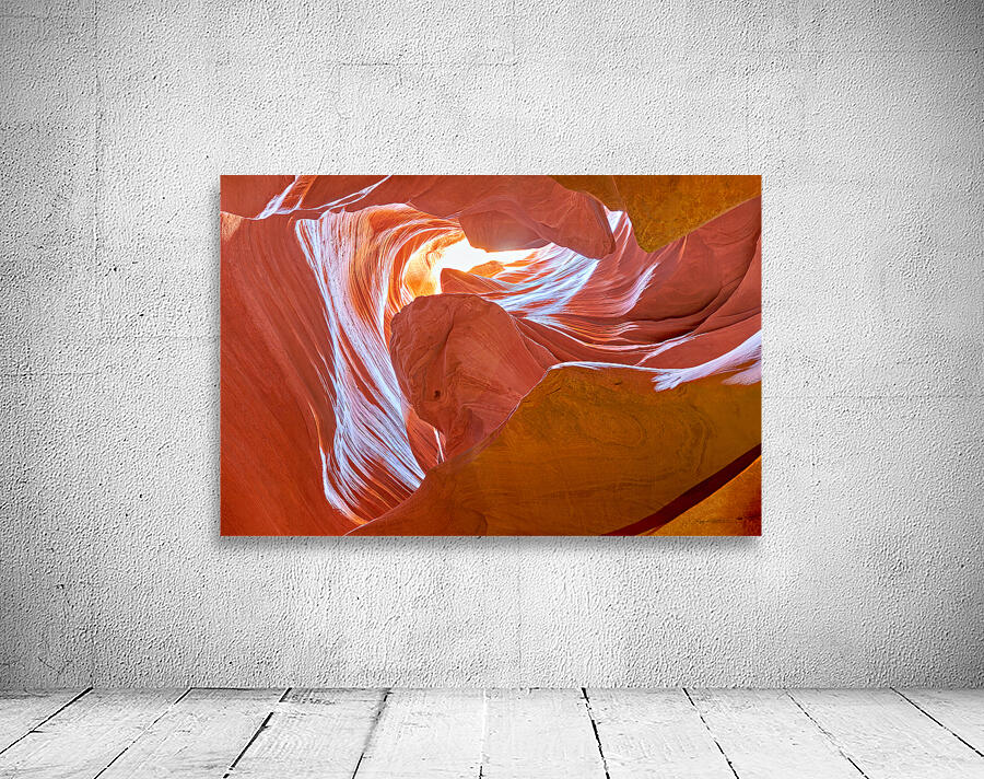 Explore Antelope Canyon in the USA during daylight hours Wall Preview