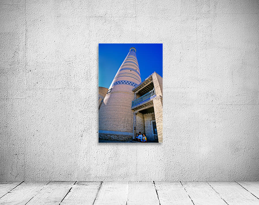 Historic architecture in Khiva Uzbekistan on a sunny day Wall Preview