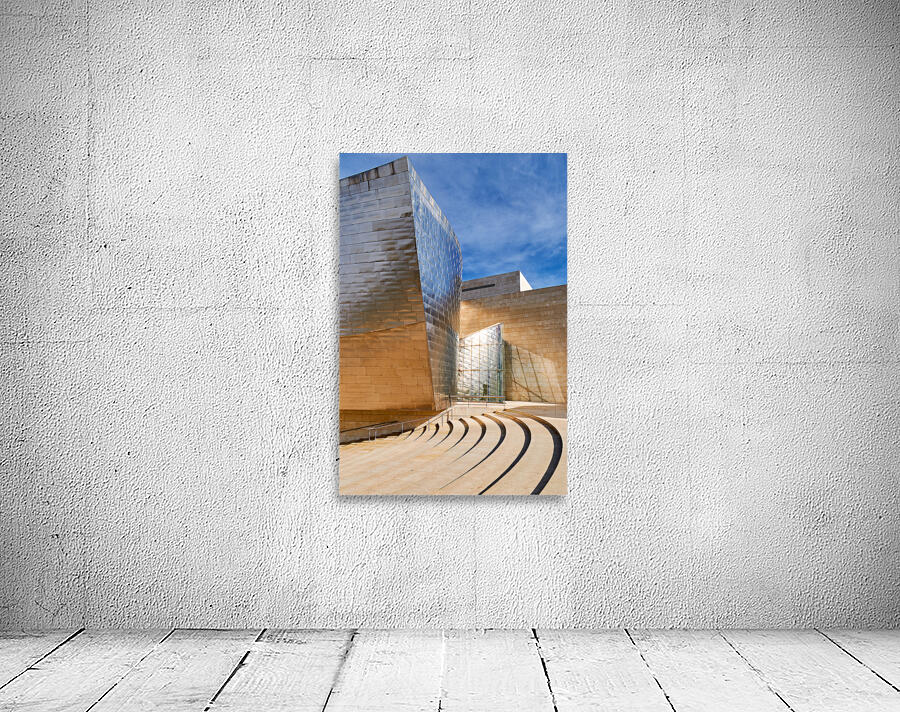 Guggenheim Museum in Bilbao showcases unique architecture Wall Preview