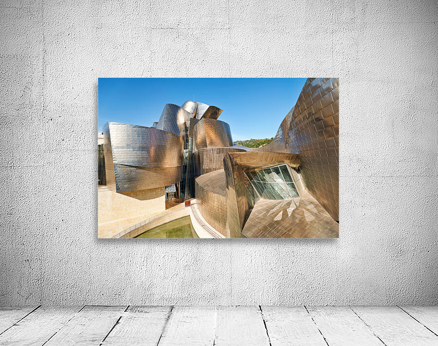 Exploration of the guggenheim museum in bilbao spain Wall Preview