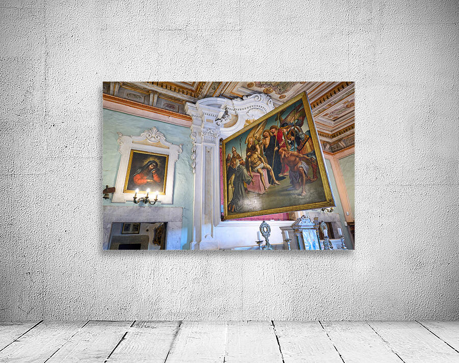 Paintings by Luca Signorelli in San Niccolo church in Cortona Wall Preview