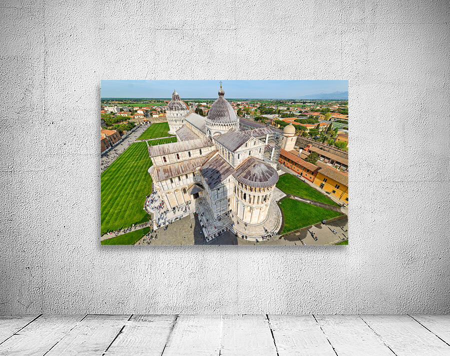 View of Piazza dei Miracoli in Pisa with the Leaning Tower Wall Preview