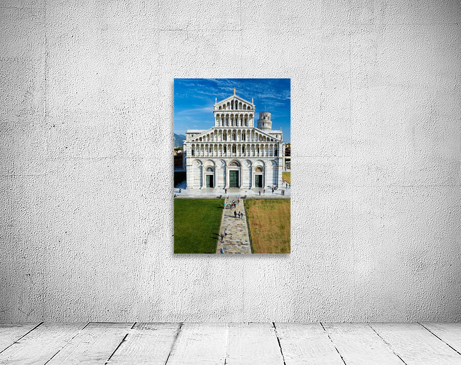 Piazza dei Miracoli in Pisa with Cathedral and Leaning Tower Wall Preview