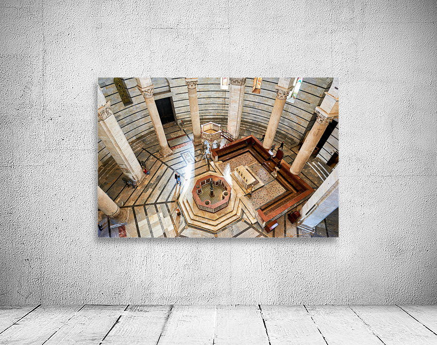 Explore the baptistery of st. john in pisa tuscany italy Wall Preview