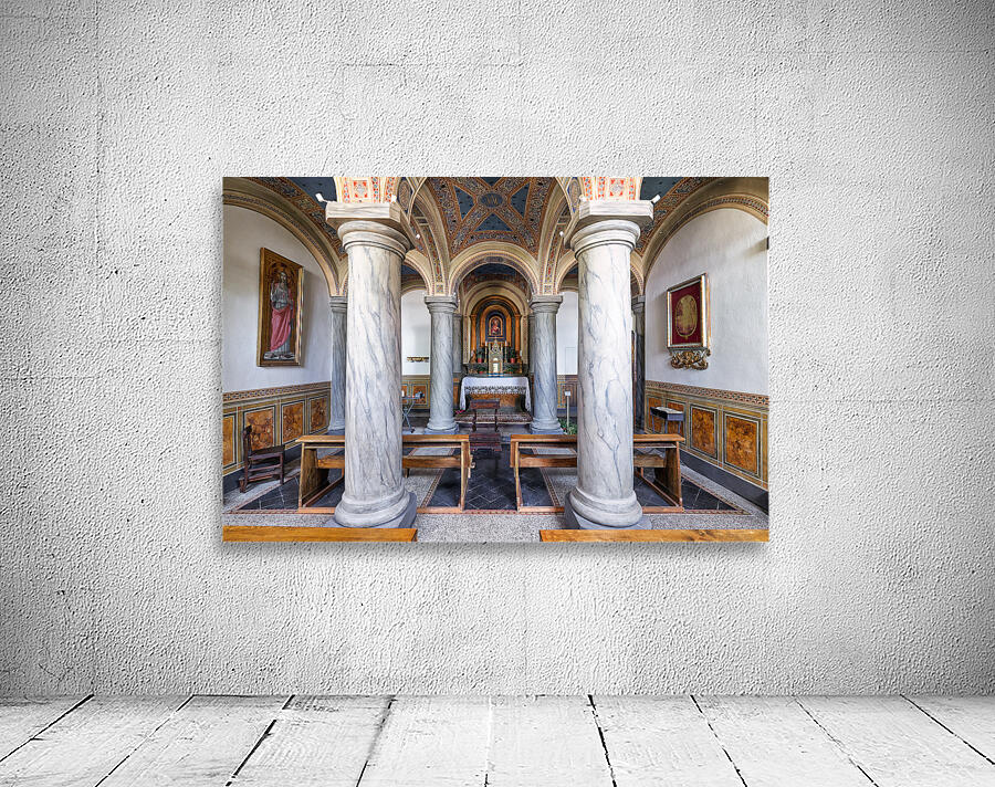 Visit san francesco church in pienza tuscany Wall Preview