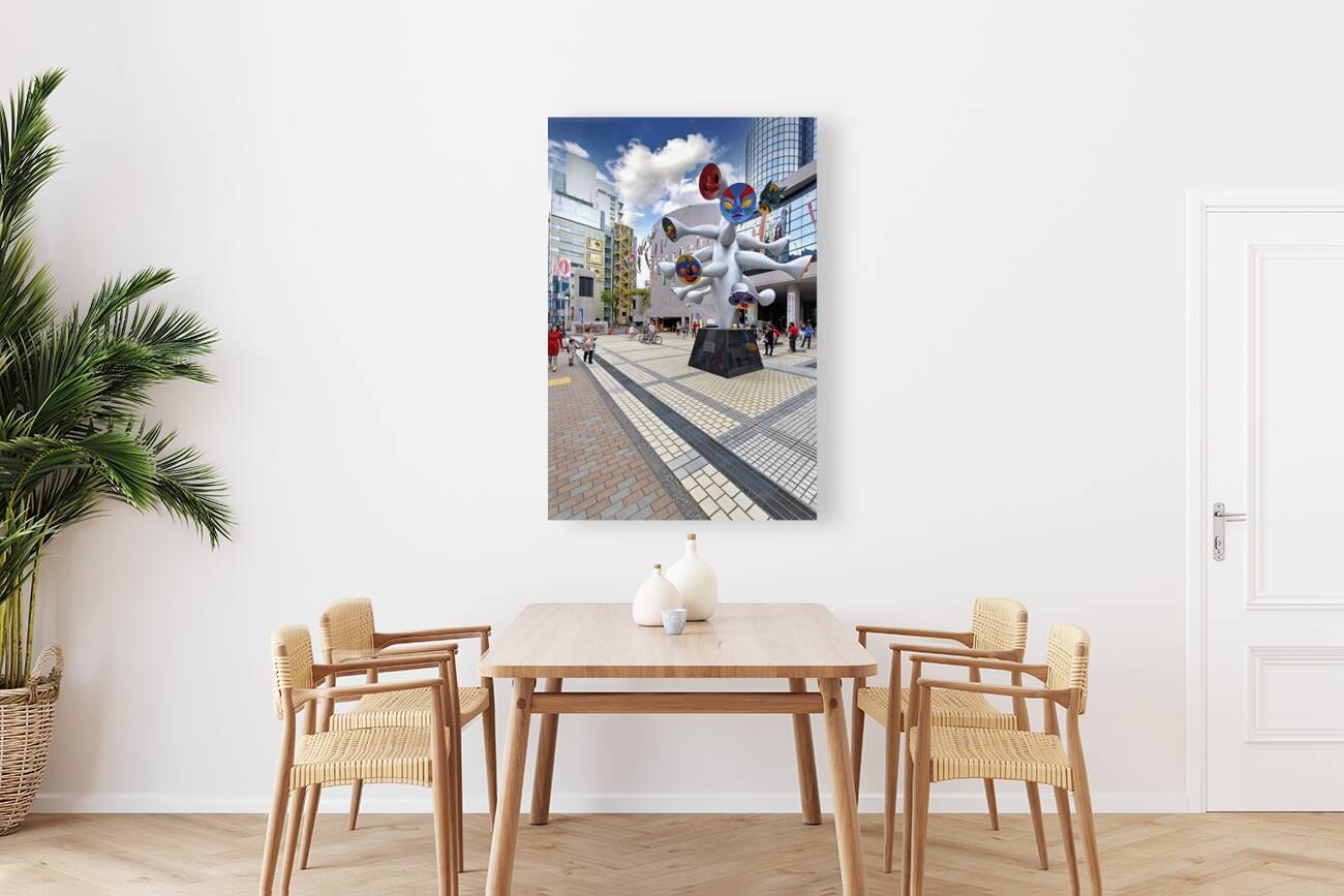 Japan. Tokyo. Modern Art at Shibuya District Reproduction