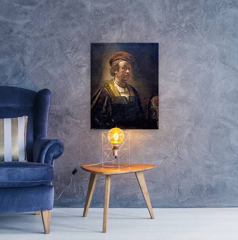 Rembrandt Workshop - Portrait of Rembrandt - 1650 Reproduction