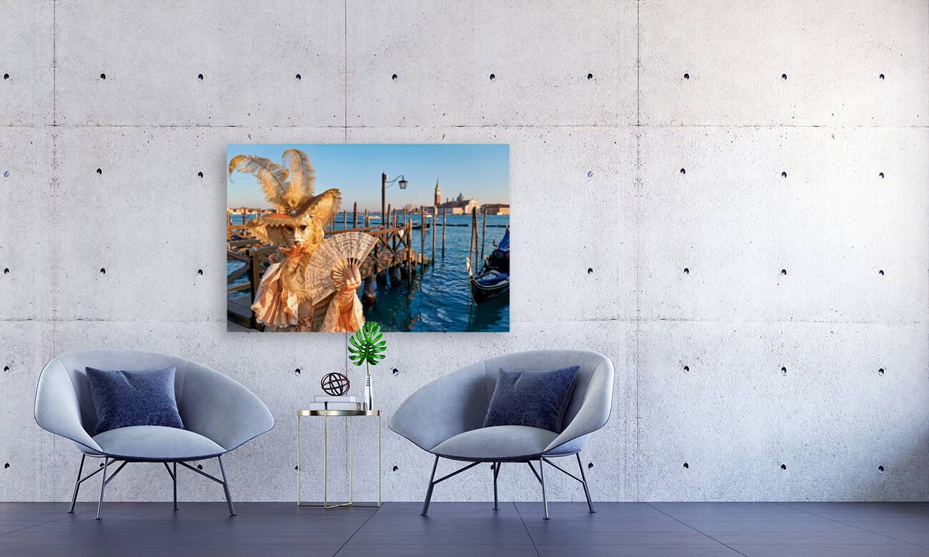 Venice Italy. The Carnival Reproduction