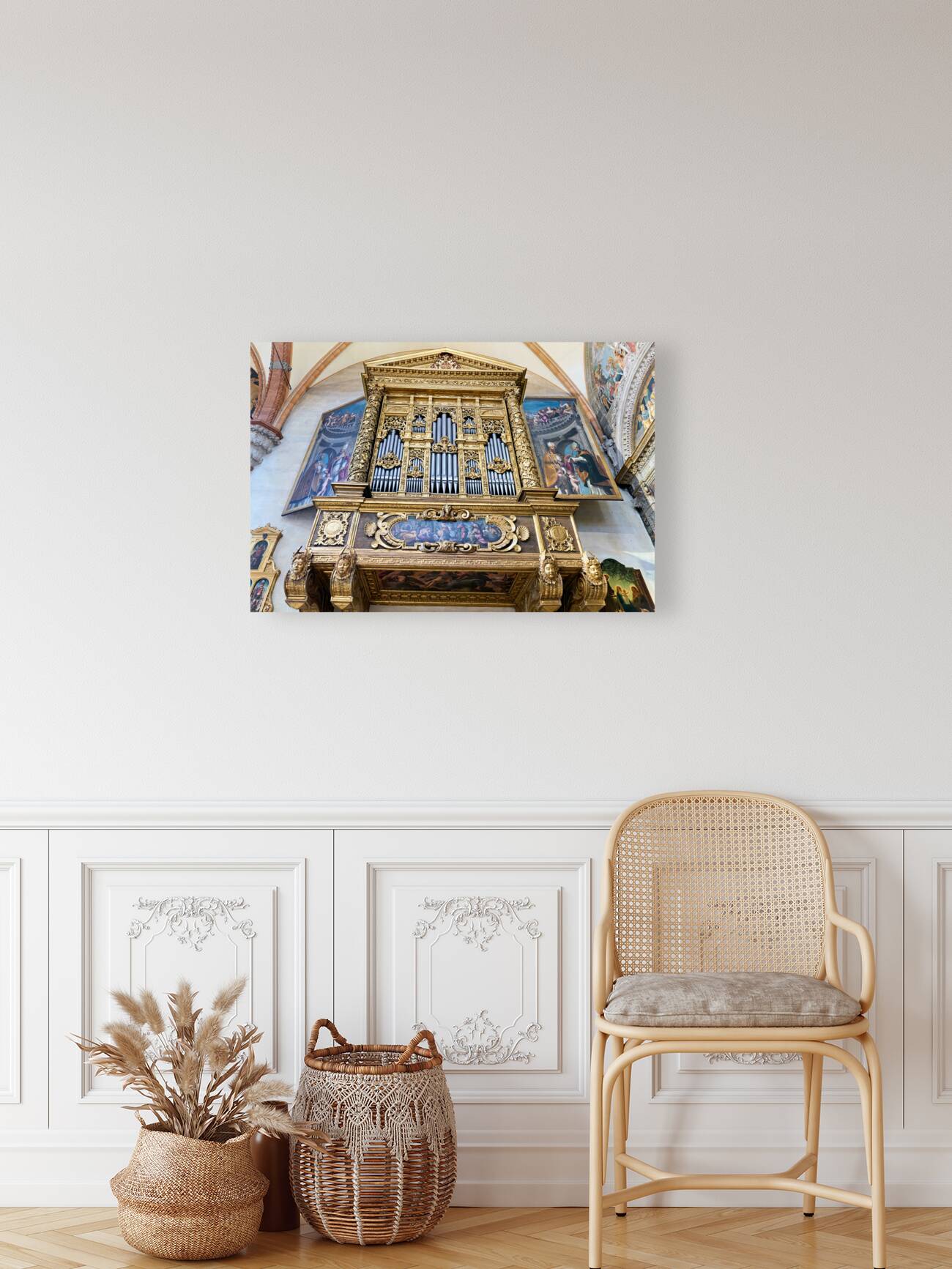 Verona Veneto Italy. Verona Cathedral Duomo di Verona. The organ Reproduction