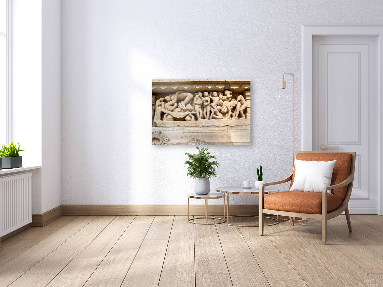 Carvings of erotic art in Hindu temples of Khajuraho Madhya Pra Reproduction