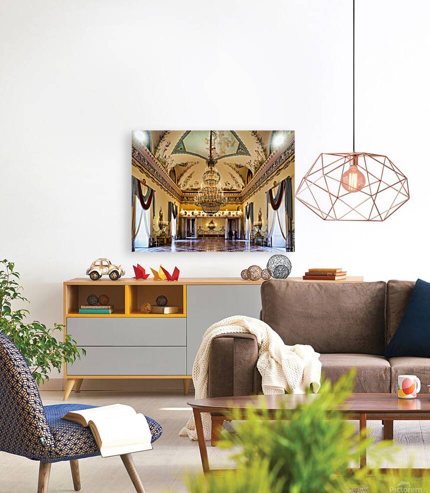 Visitors explore Museo di Capodimonte in Naples Campania Italy Reproduction