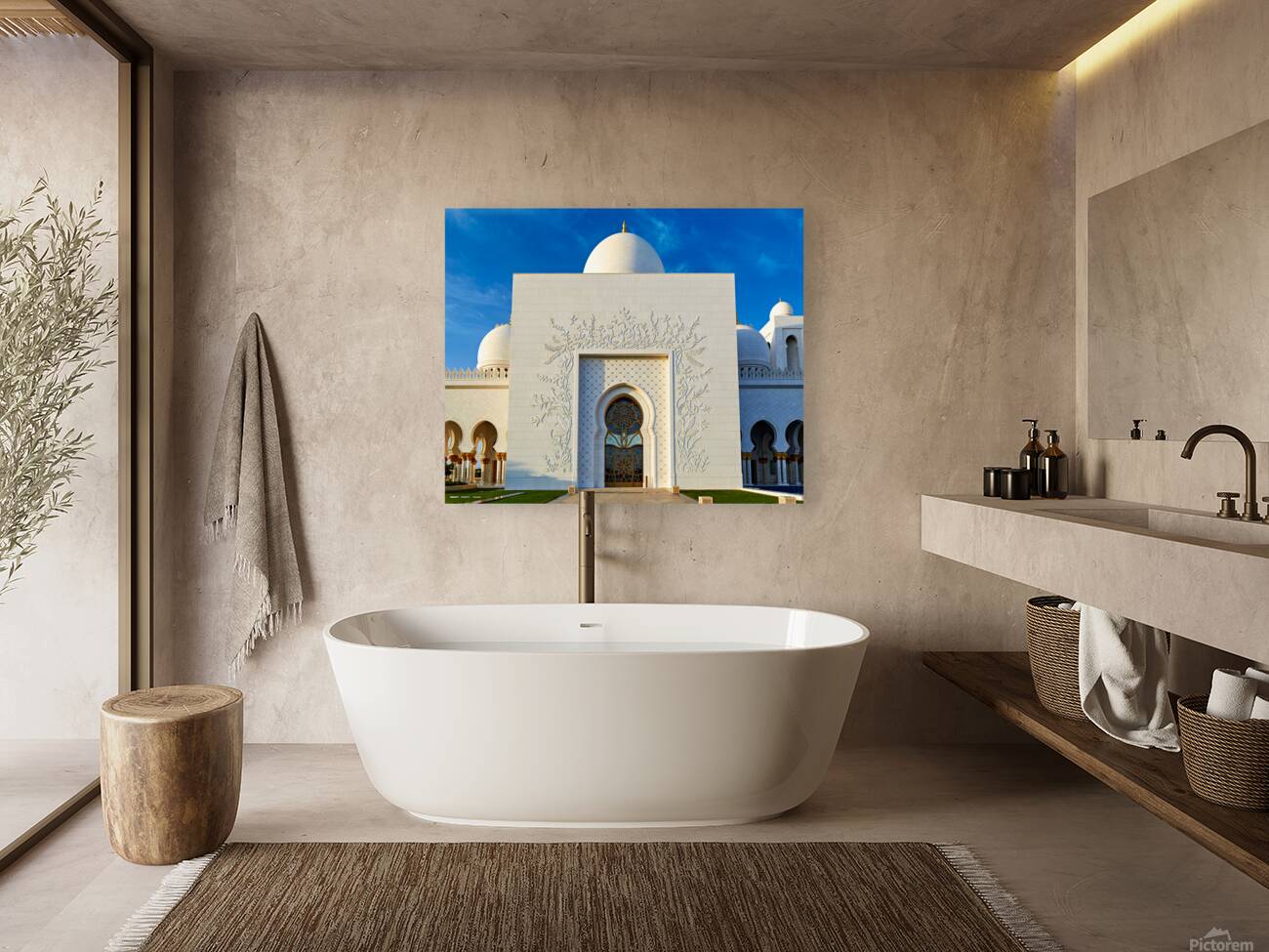 Visit to the sheikh zayed grand mosque in abu dhabi Reproduction