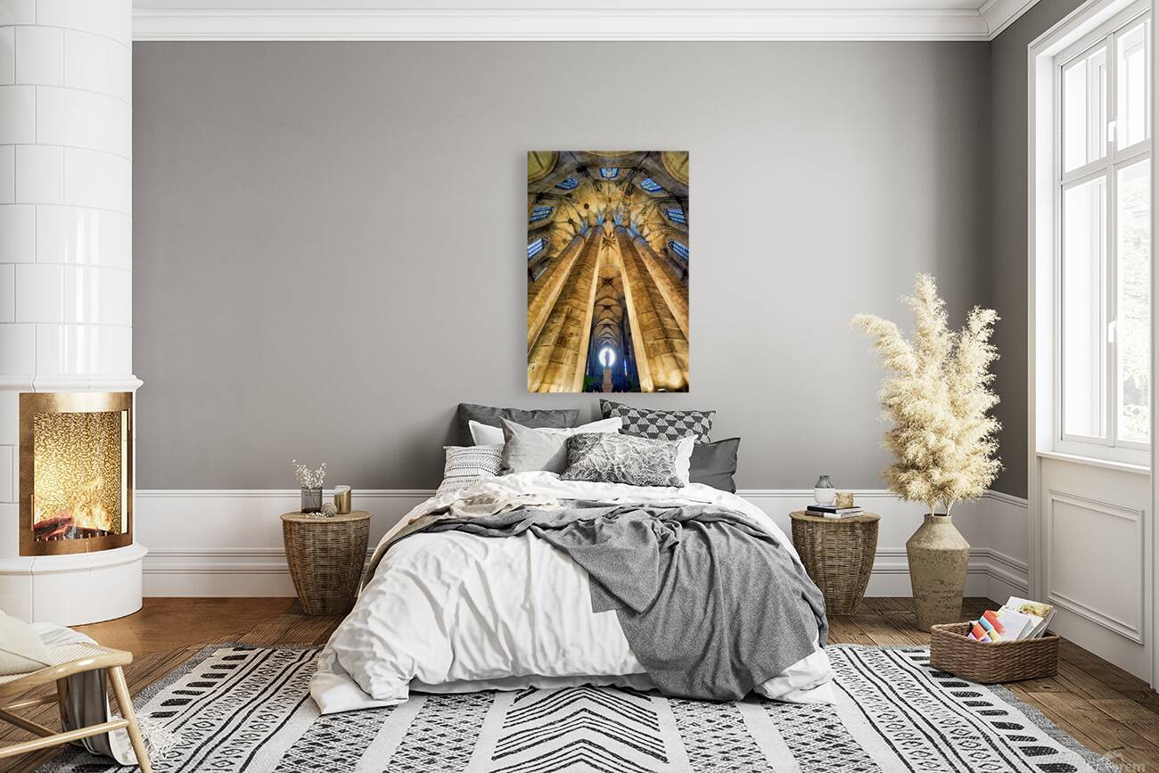 Visit to Santa Maria del Mar in Barcelona Spain Reproduction