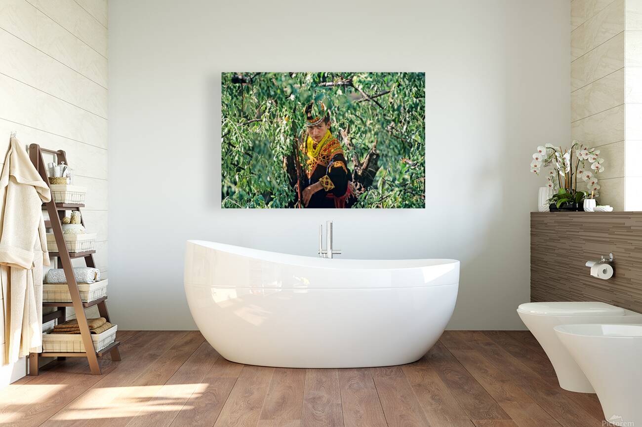 Life in Kalash Village of Bumburet Valley during day Reproduction