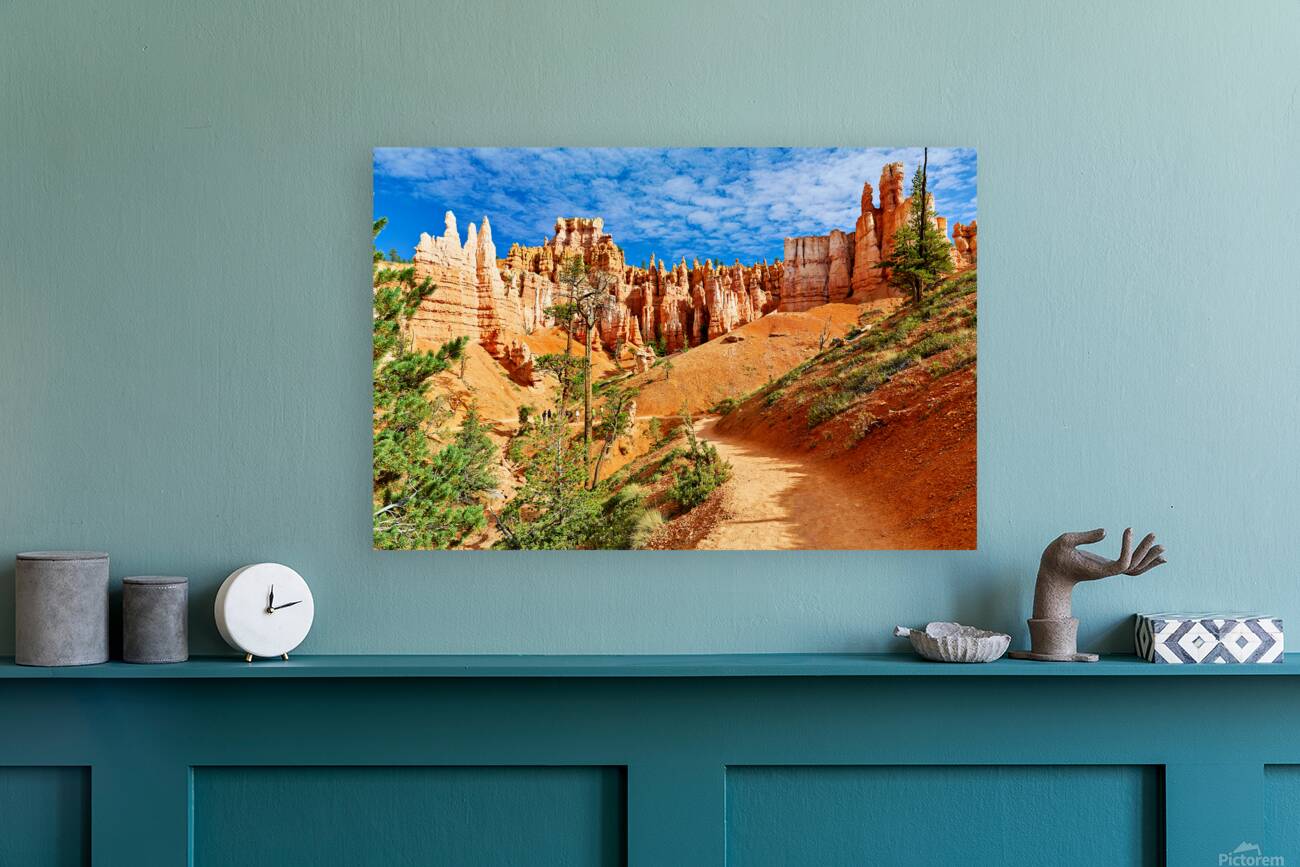 Exploring queens garden at bryce canyon national park Reproduction