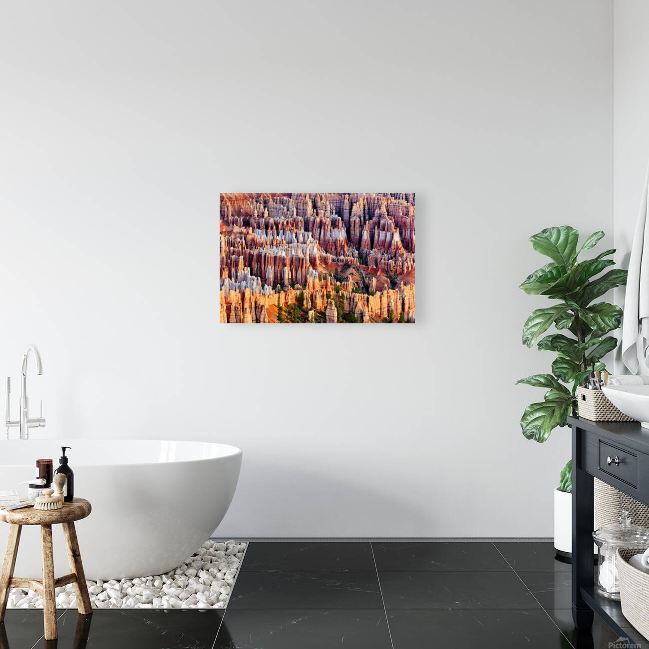 Views from bryce point in bryce canyon national park Reproduction