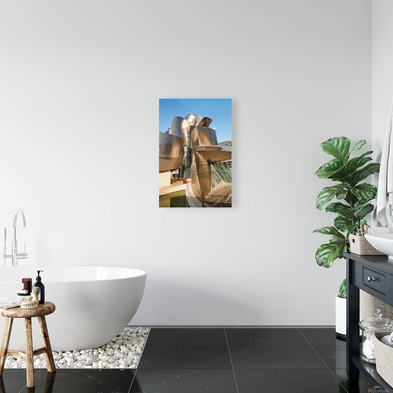 Exploring the design of the Guggenheim Museum in Bilbao Spain Reproduction