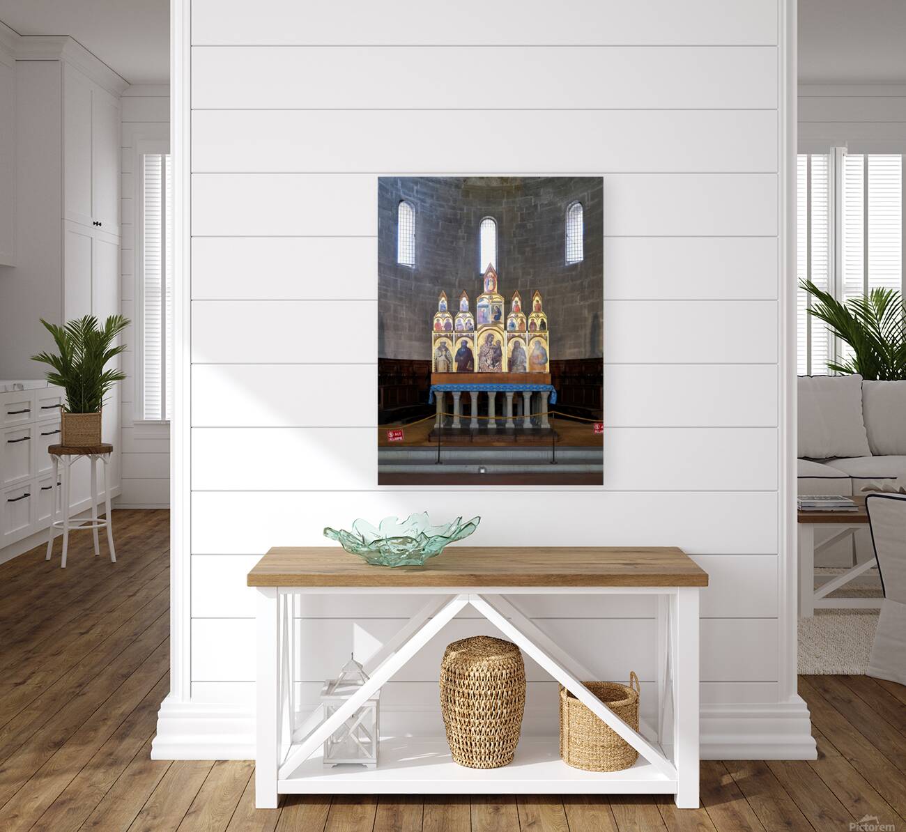 Visit the altar of Santa Maria della Pieve church in Arezzo Reproduction