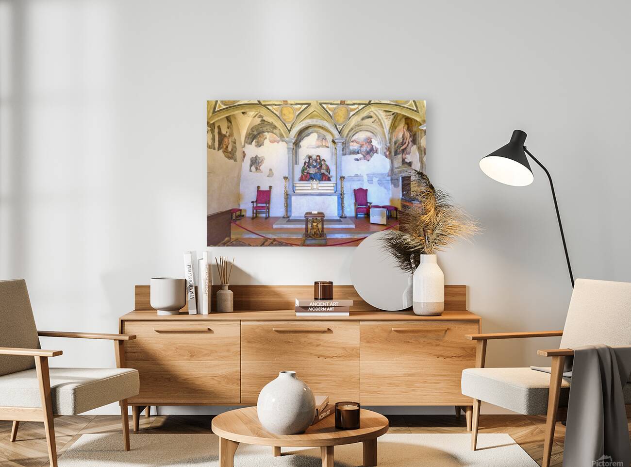 Frescoes by vasari in diocesan museum of cortona italy Reproduction