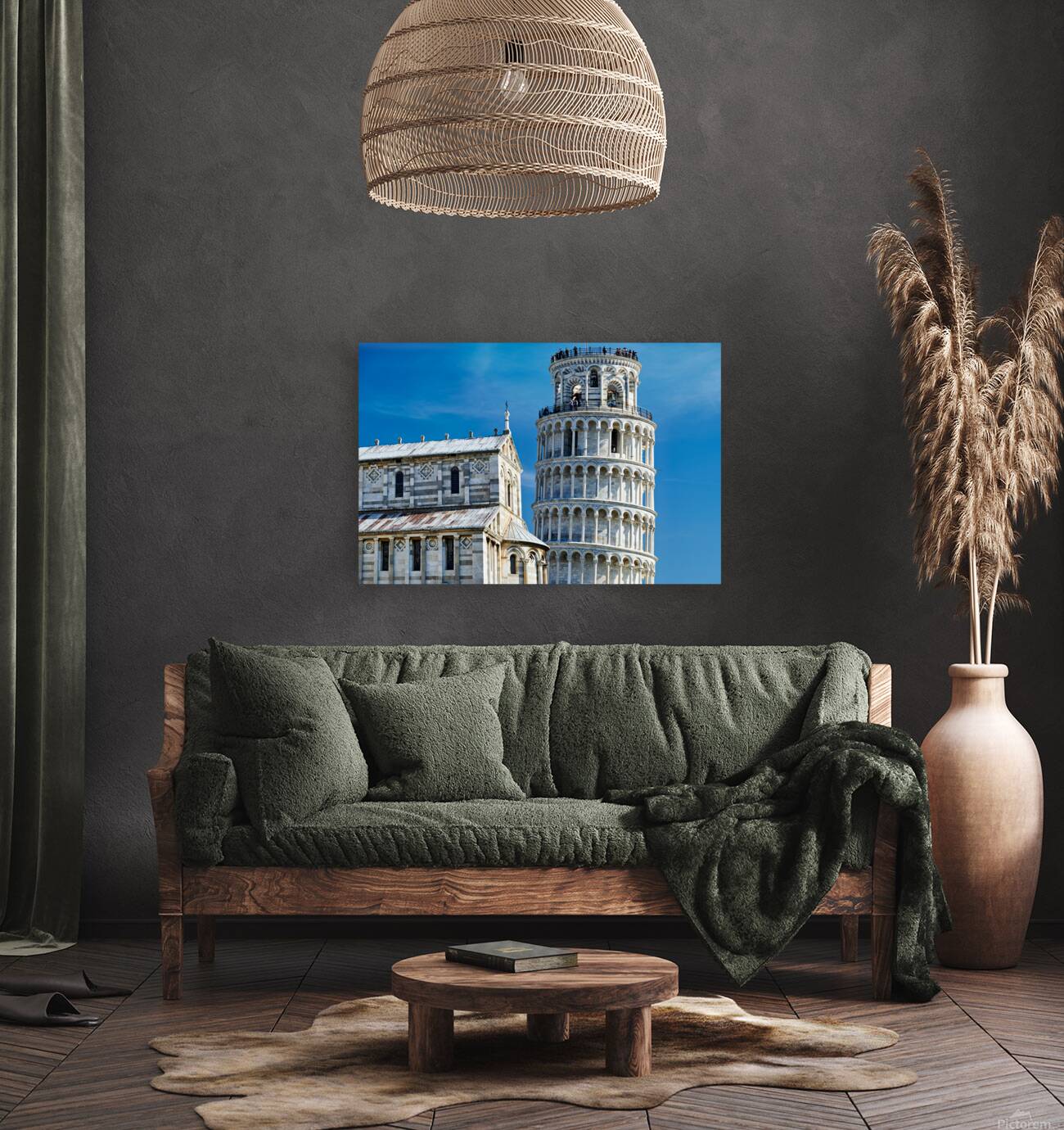 Visit to Piazza dei Miracoli in Pisa Tuscany Italy Reproduction