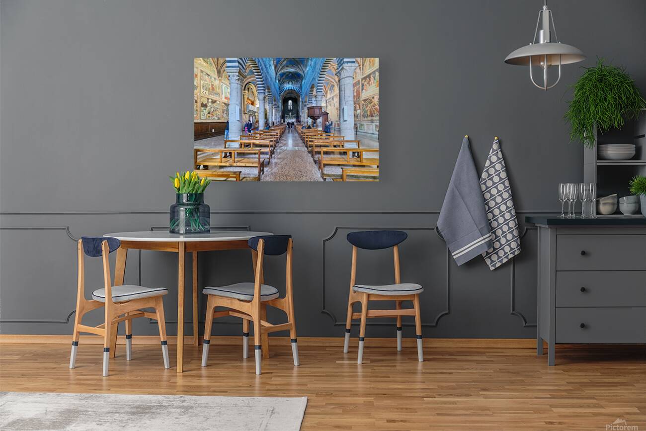 Interior of Collegiata di Santa Maria Assunta Reproduction