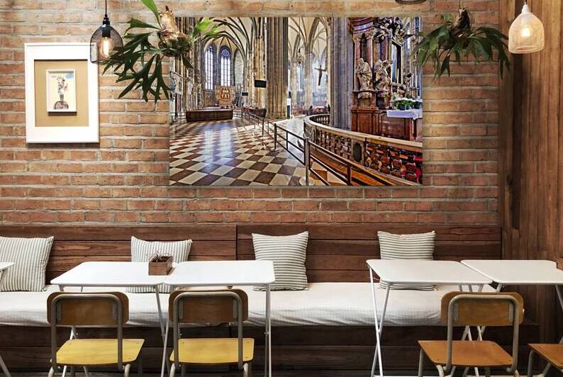 Stephansdom Cathedral in Stephansplatz. Vienna Austria by Marco Brivio