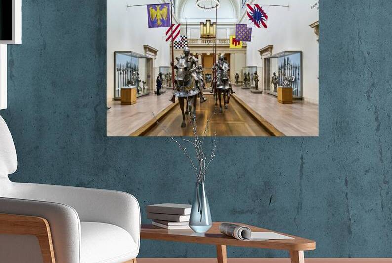 New York. Manhattan. United States. The Metropolitan Museum of Art. Arms and armor Middle Ages main hall by Marco Brivio