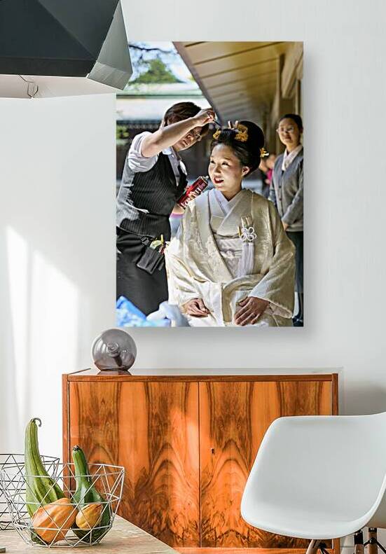 Japan. Tokyo. Traditional wedding ceremony at Meiji Jingu Shinto shrine by Marco Brivio