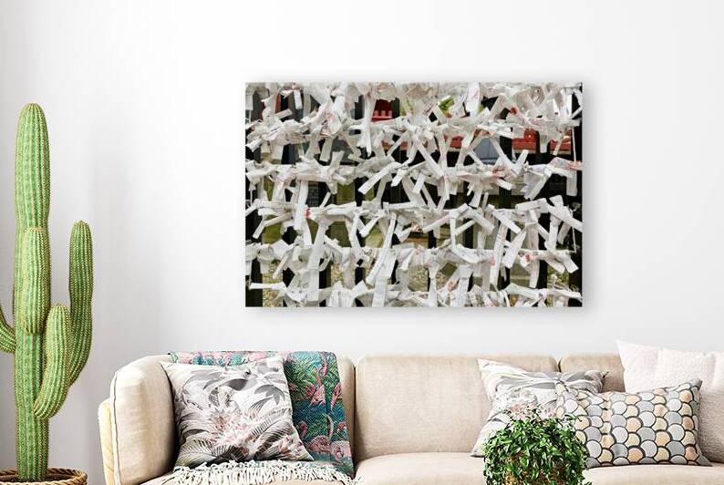 Japan. Tokyo. Invocations and wishes at Senso Ji Temple in Asakusa by Marco Brivio