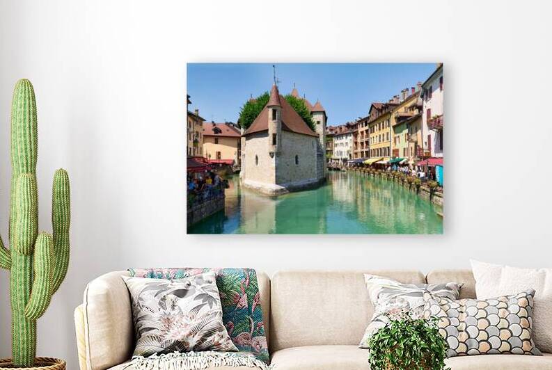 Annecy Haute Savoie France. The Palais de lIsle and Thiou river by Marco Brivio