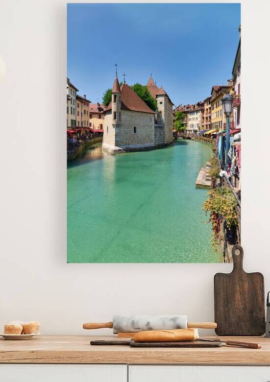 Annecy Haute Savoie France. The Palais de lIsle and Thiou river by Marco Brivio