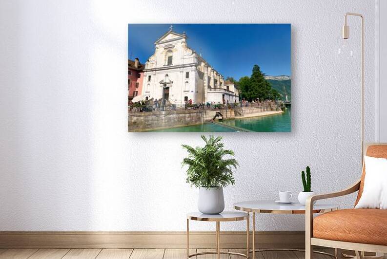 Annecy Haute Savoie France. Saint Francis de Sales church by Marco Brivio