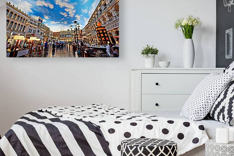 Little Venice at Venetian Hotel Mall. Las Vegas Nevada USA by Marco Brivio