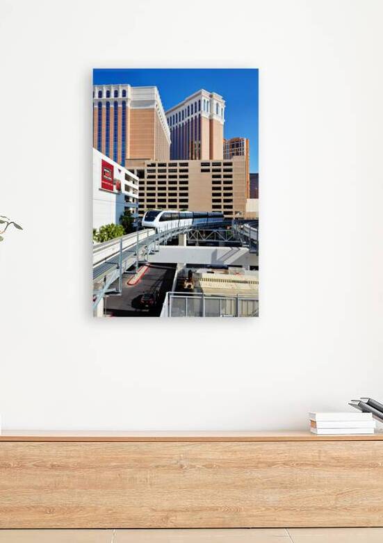 The Monorail. Las Vegas Nevada USA by Marco Brivio