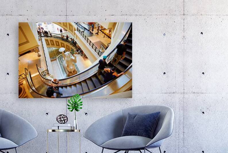 The Shopping Mall at Caesars Palace Hotel. Las Vegas Nevada USA by Marco Brivio