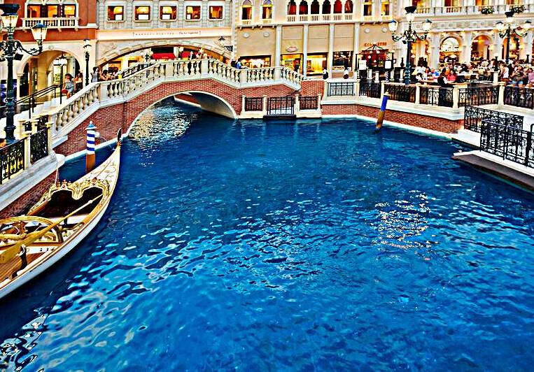 Little Venice at Venetian Hotel Mall. Las Vegas Nevada USA by Marco Brivio