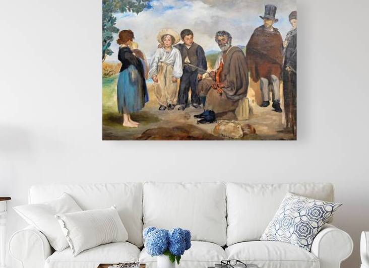 Edouard manet - The old musician - 1873 by Marco Brivio