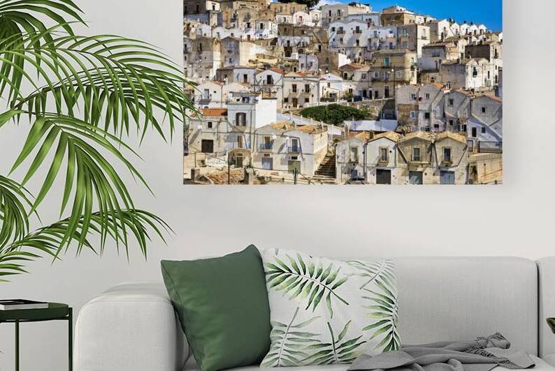 Apulia Puglia Gargano Italy. Monte SantAngelo townscape by Marco Brivio