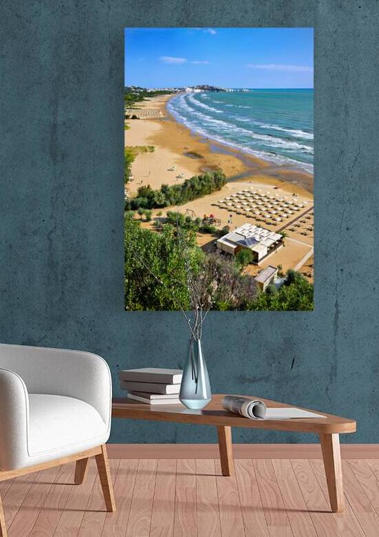 Vieste Gargano. Apulia Puglia Italy. The beach by Marco Brivio