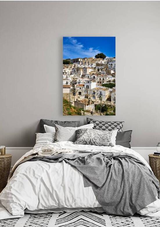 Apulia Puglia Gargano Italy. Monte SantAngelo townscape by Marco Brivio