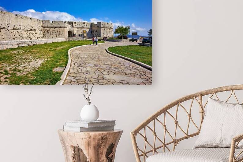 Apulia Puglia Gargano Italy. Monte SantAngelo. Castello Normanno Svevo Aragonese by Marco Brivio