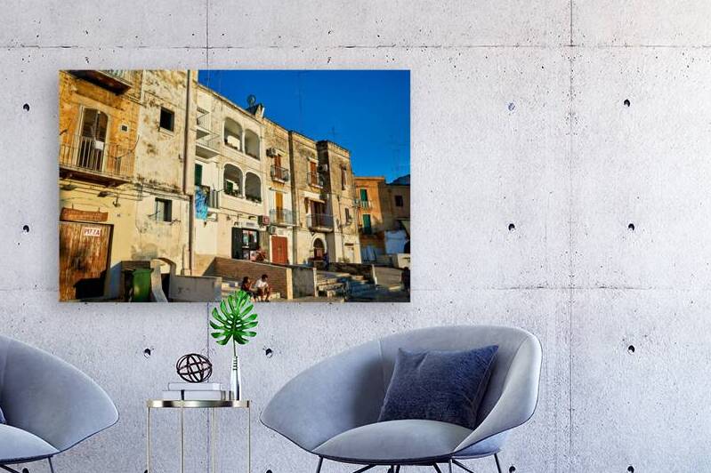 Apulia Puglia Italy. Bari. The houses of the old city by Marco Brivio