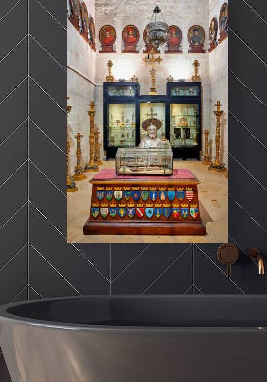 Apulia Puglia Italy. Bari. The Pontifical Basilica of Saint Nicholas by Marco Brivio