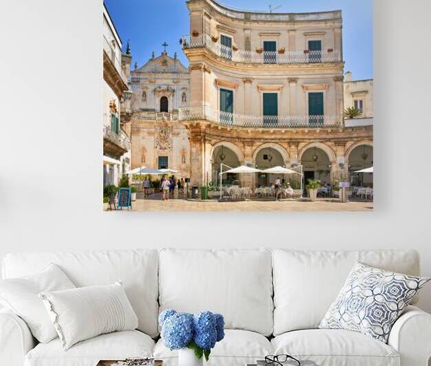 Apulia Puglia Italy. Martina Franca. Piazza Plebiscito and the Cathedral. Basilica S. Martino by Marco Brivio
