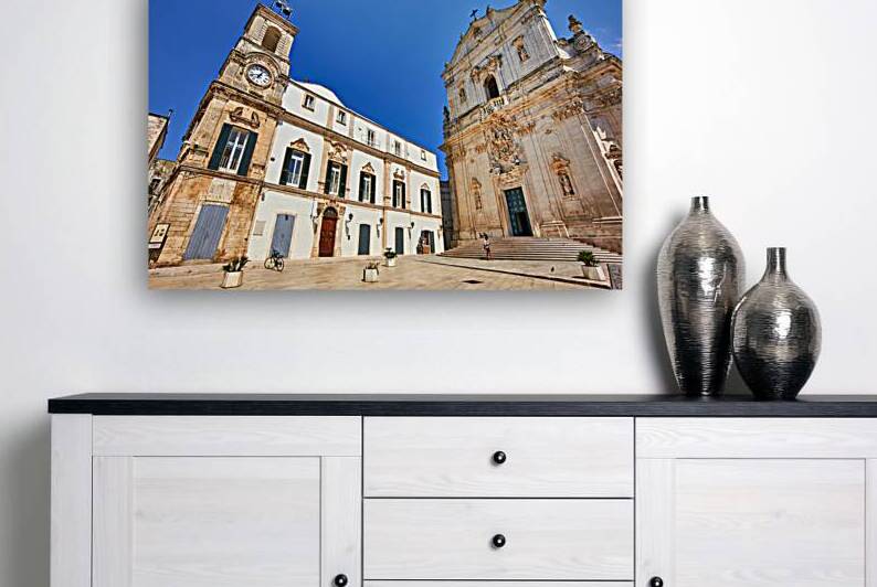 Apulia Puglia Italy. Martina Franca. Piazza Plebiscito and the Cathedral. Basilica S. Martino by Marco Brivio