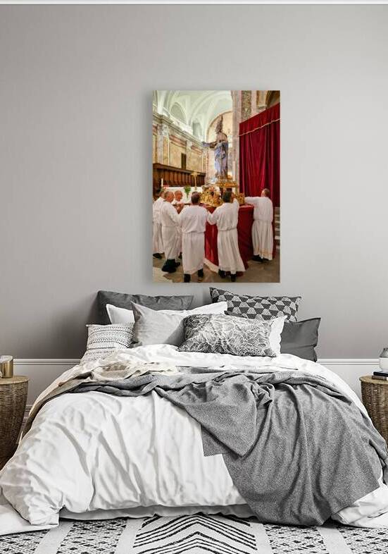 Apulia Puglia Italy. Ostuni. Festival of Saint Orontius. Procession with the statue of the Saint by Marco Brivio