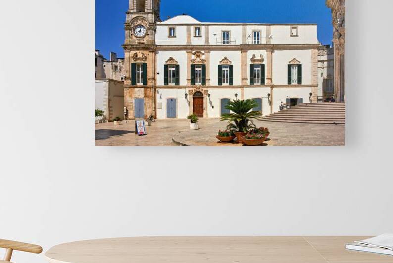 Apulia Puglia Italy. Martina Franca. Piazza Plebiscito and the Cathedral. Basilica S. Martino by Marco Brivio