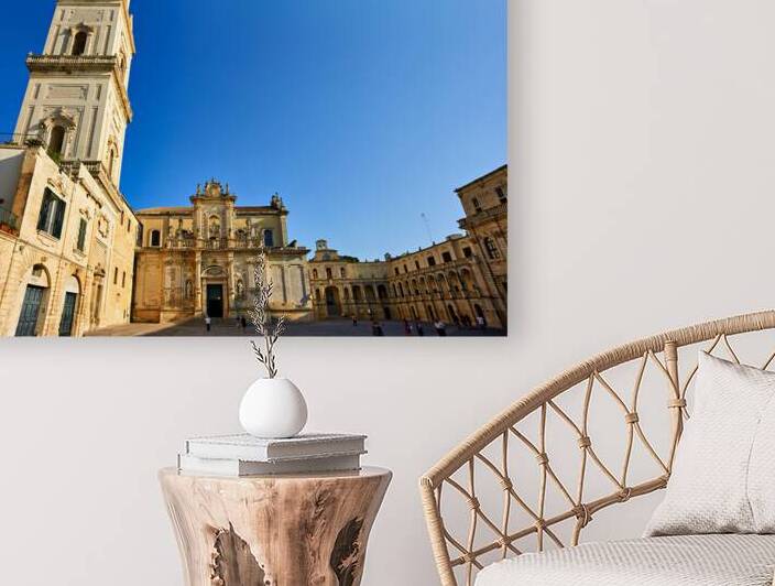 Apulia Puglia Salento Italy. Lecce. Cathedral Maria Santissima Assunta and Saint Orontius by Marco Brivio