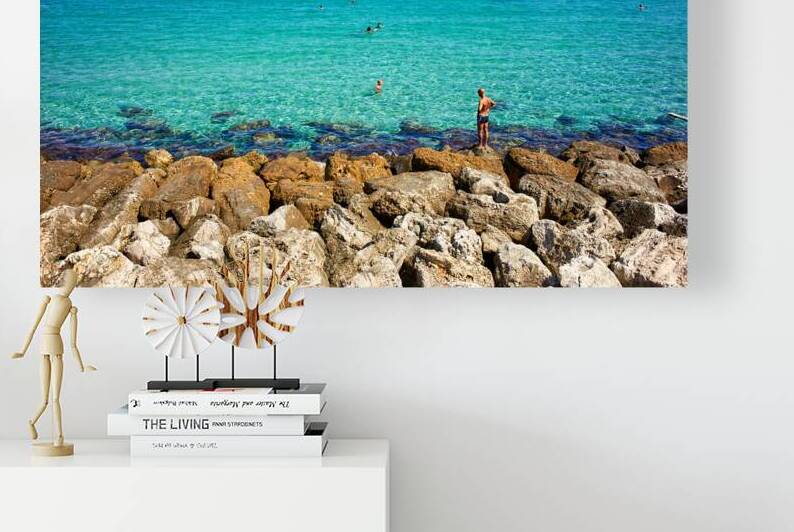 Apulia Puglia Salento. Italy. Otranto. The beach by Marco Brivio