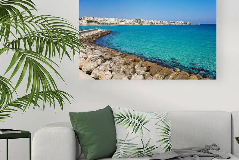 Apulia Puglia Salento. Italy. Otranto. The beach by Marco Brivio